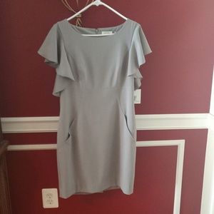 Women's Calvin Klein Dress. Siver, size 10 NWT